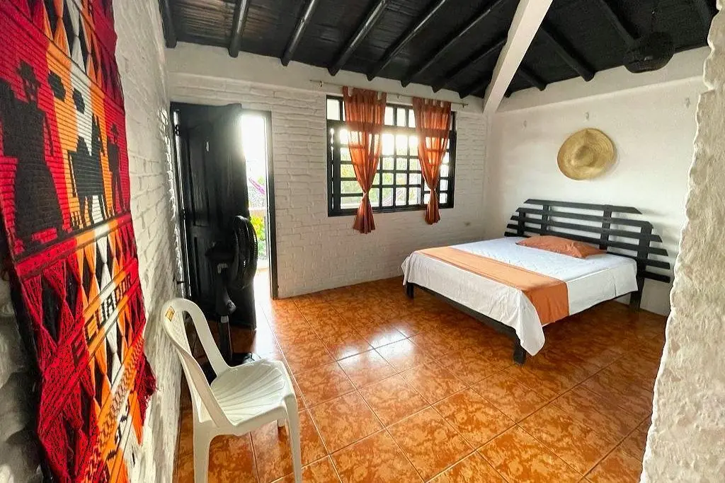 Pitahaya Room at Sundown Beach Hotel in Canoa, Ecuador